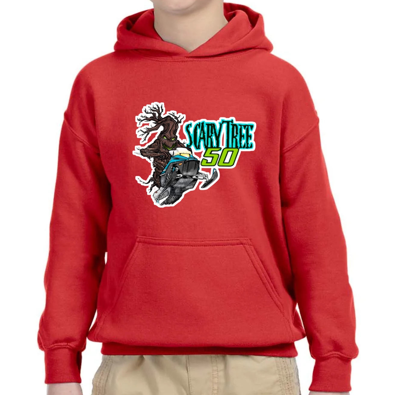 Scary Tree 50 Youth - Specialty Race Hoodie