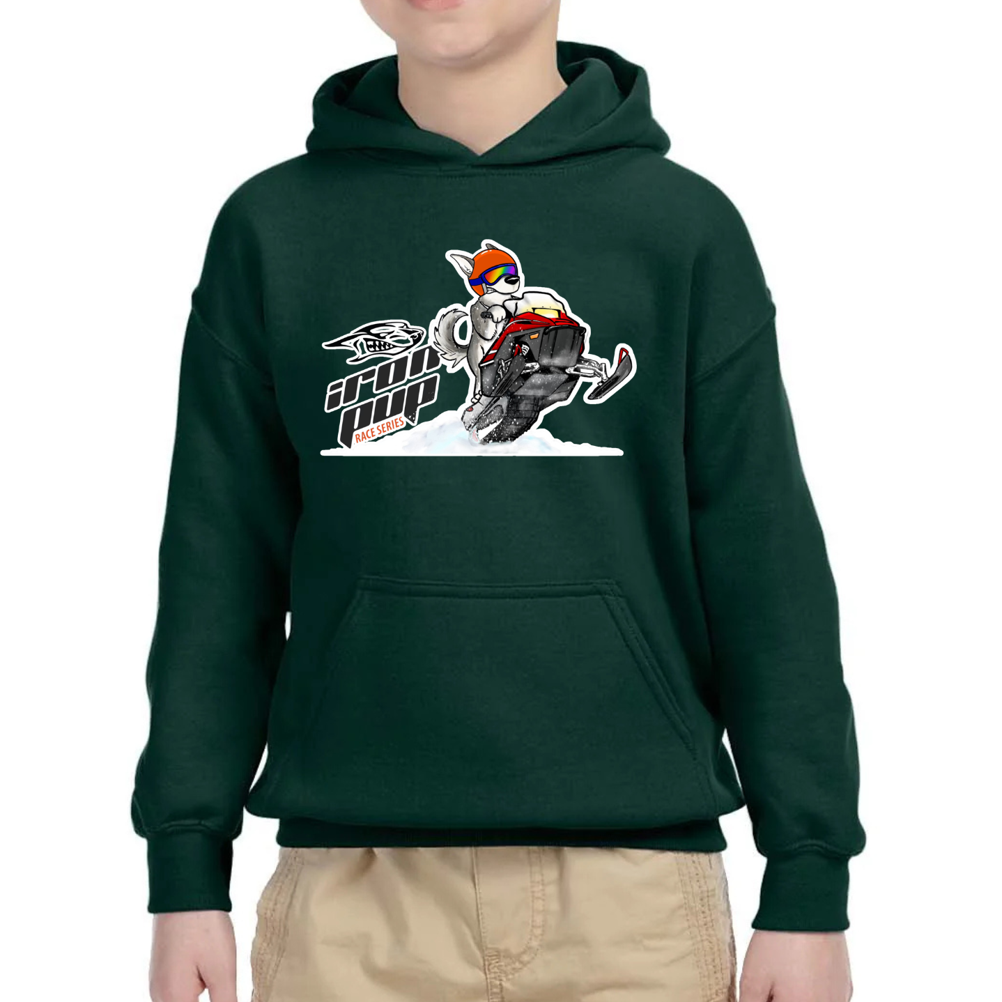 Iron Pup Series Youth Sweatshirt Graphic Hoodie