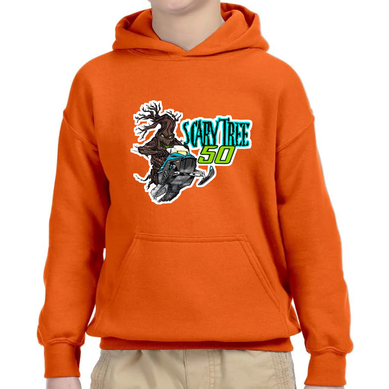 Scary Tree 50 Youth - Specialty Race Hoodie