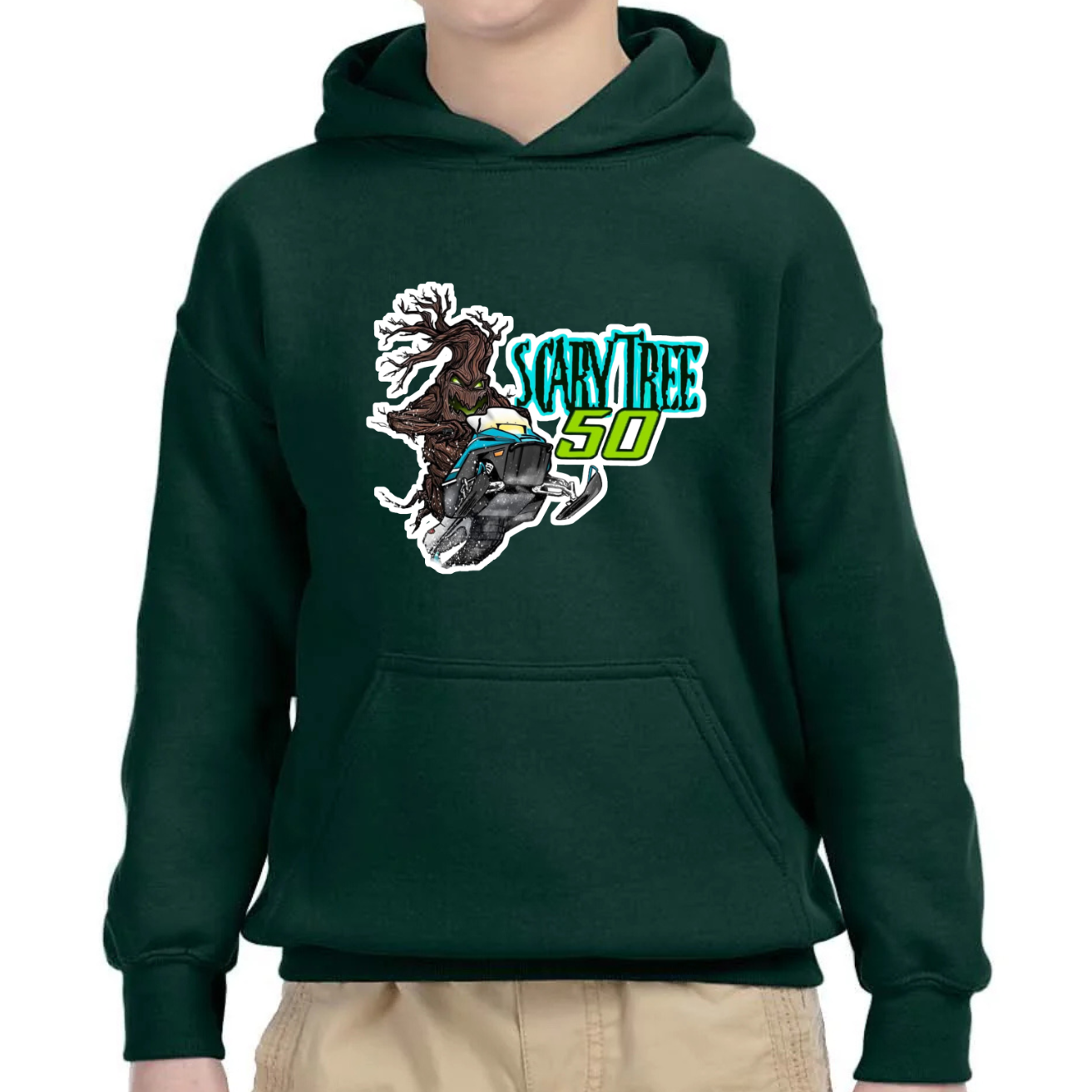 Scary Tree 50 Youth - Specialty Race Hoodie
