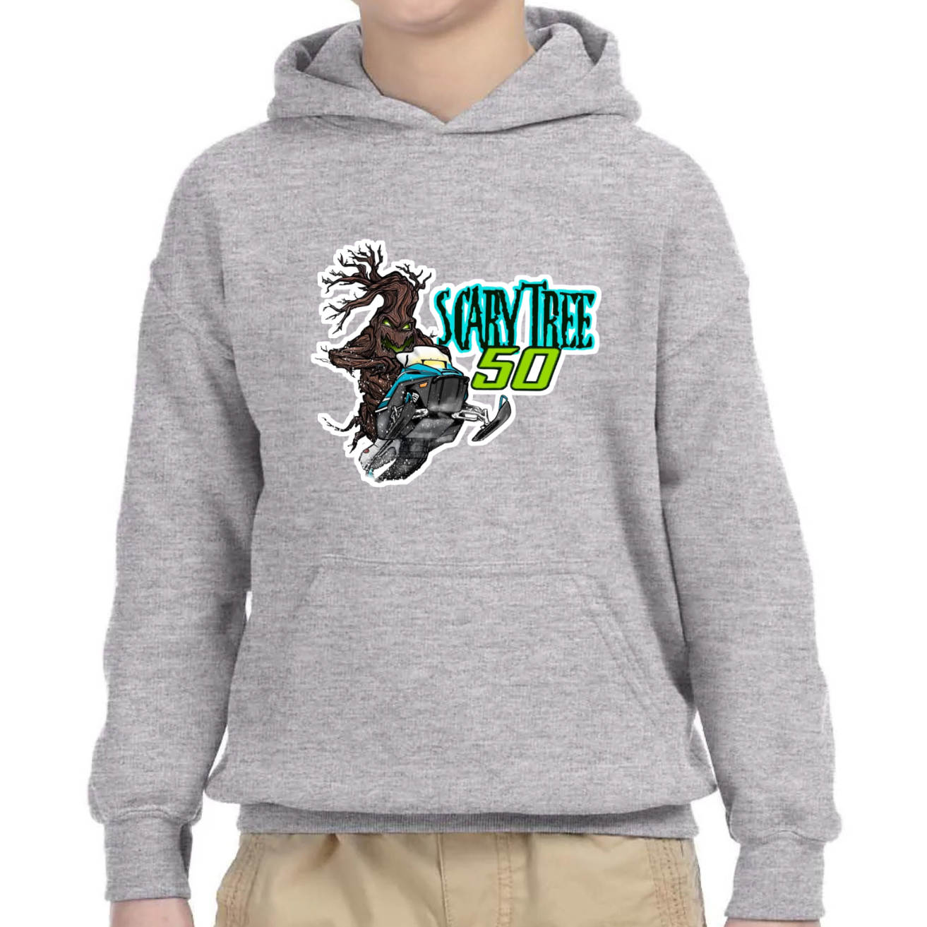 Scary Tree 50 Youth - Specialty Race Hoodie