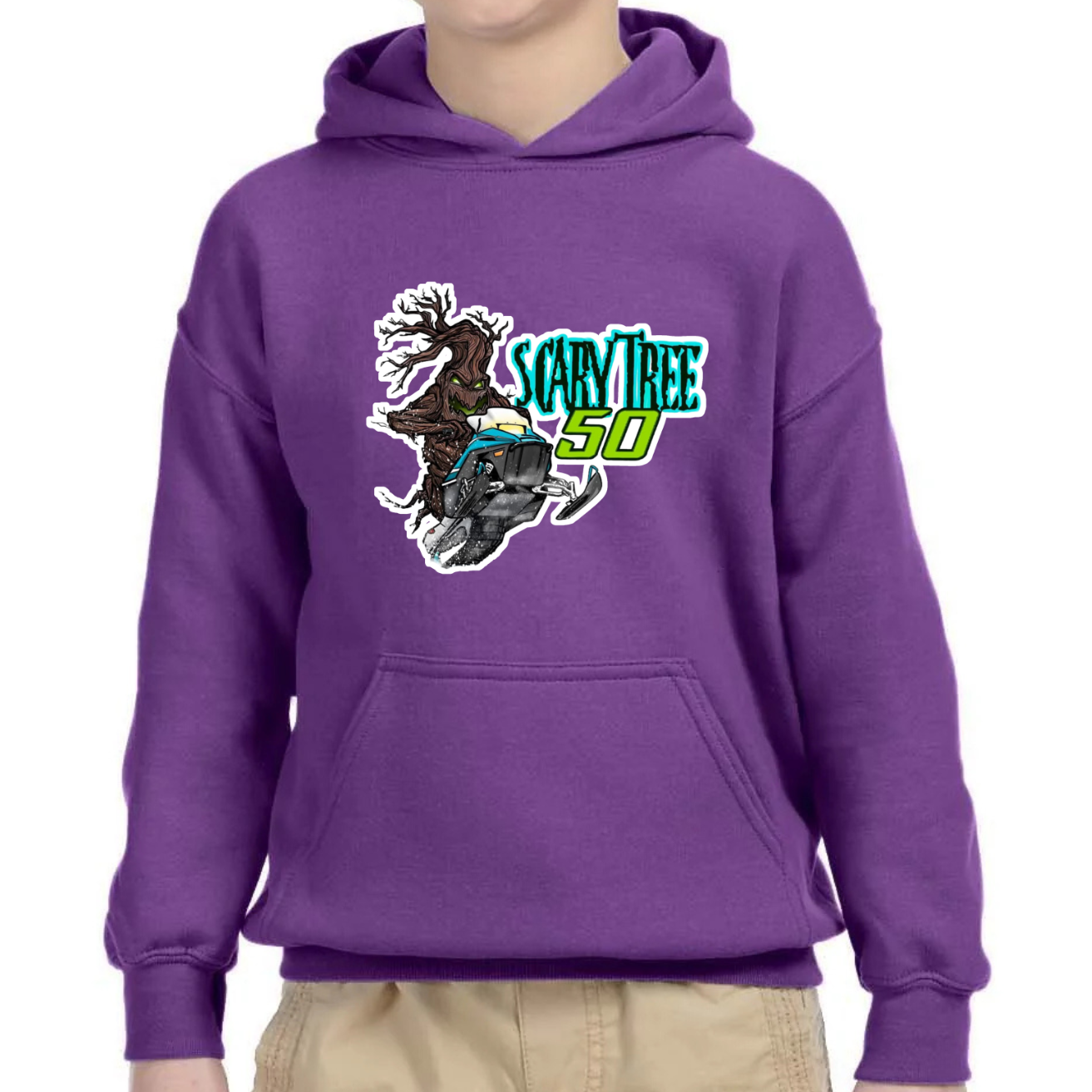 Scary Tree 50 Youth - Specialty Race Hoodie