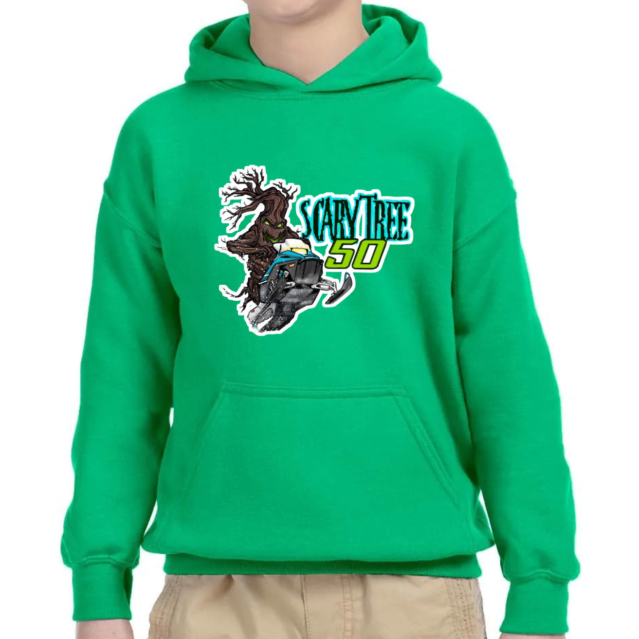 Scary Tree 50 Youth - Specialty Race Hoodie