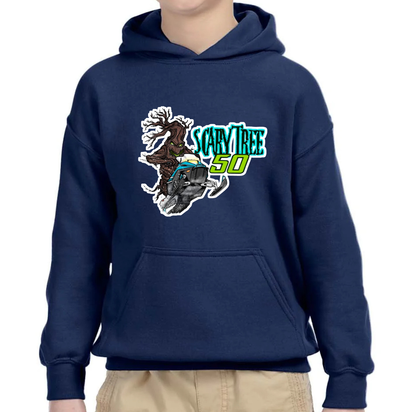 Scary Tree 50 Youth - Specialty Race Hoodie