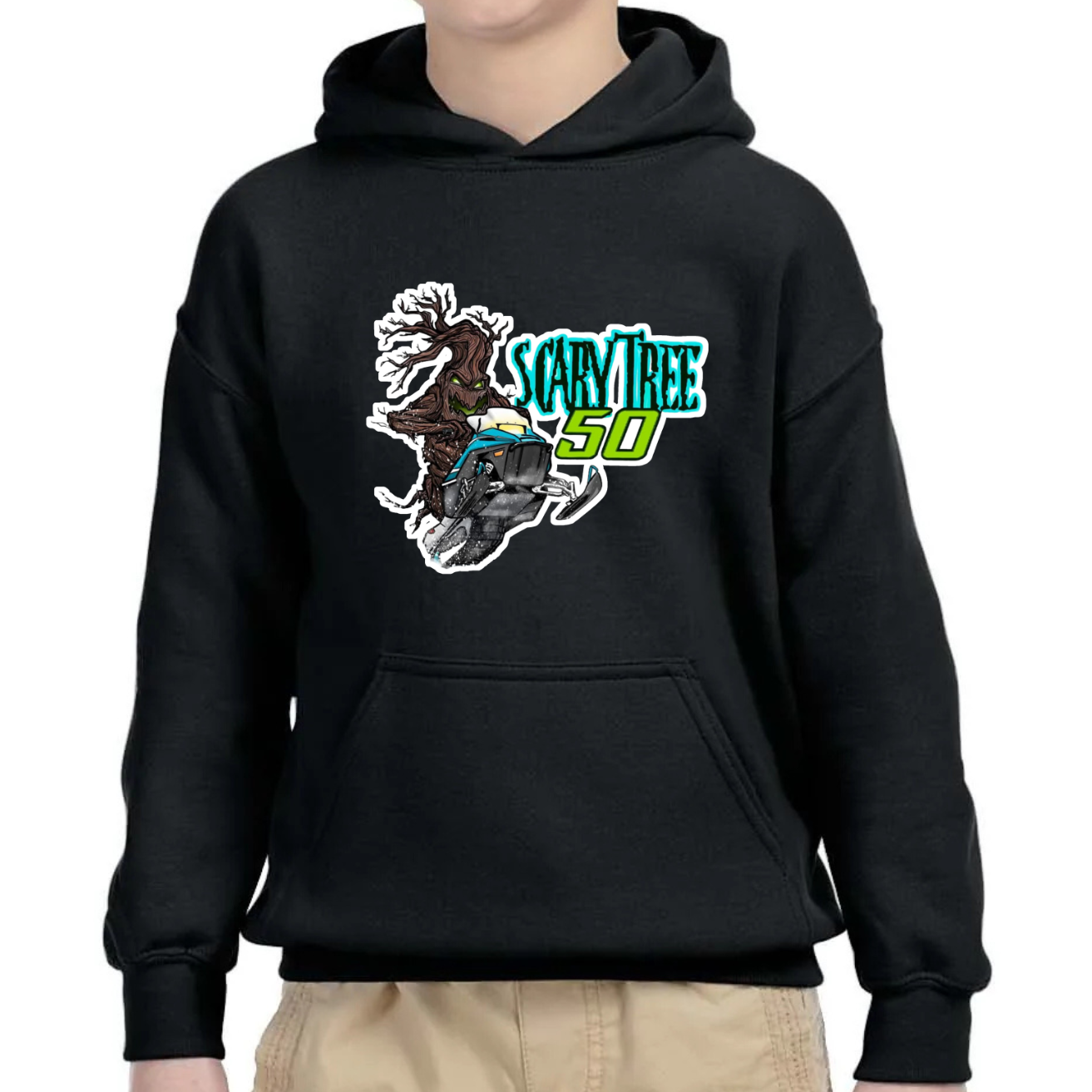 Scary Tree 50 Youth - Specialty Race Hoodie