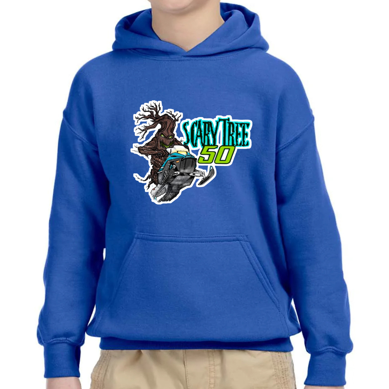 Scary Tree 50 Youth - Specialty Race Hoodie